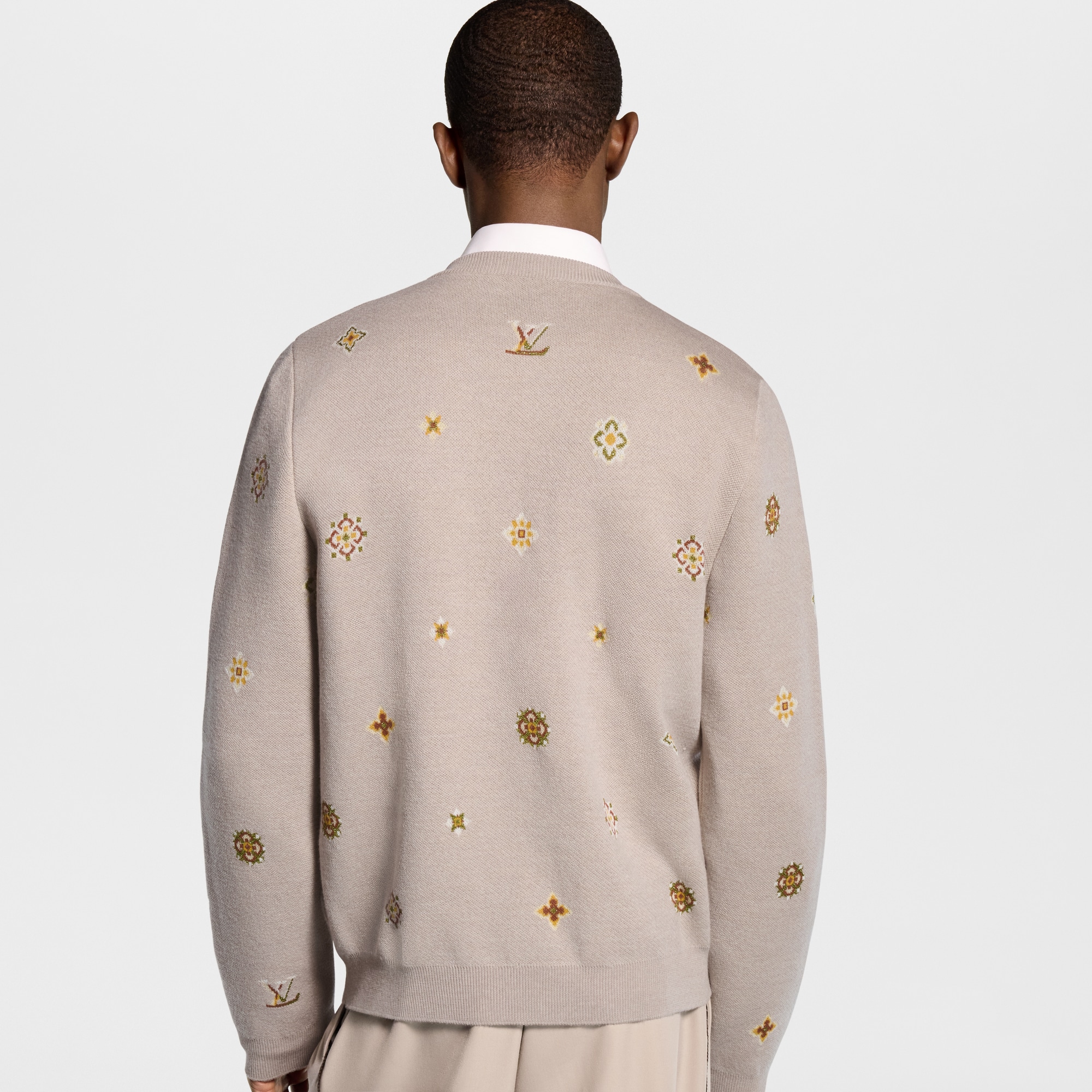 Collarless Jacquard Cardigan - Ready-to-Wear 1AJRFY | LOUIS VUITTON